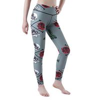 Clearance Workout Leggings Pants for Womens, Jiayit Printed Yoga Pants High Waist Fitness Workout Leggings Tommy Control Capris for Women