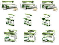 Hemorrhoid Treatment Cream FDA Listed - HemoTreat Combo Pack - Fast Safe Effective Hemorrhoidal Symptom Relief, Ointment for Internal and External Hemorrhoids (3)