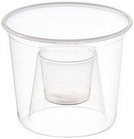 Polar Ice 50 Count Disposable Plastic Power Bomber Shot Cups or Jager Bomb Glasses