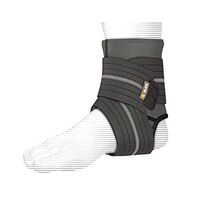 Shock Doctor Ankle Sleeve with Compression Wrap Support (Black, Large)