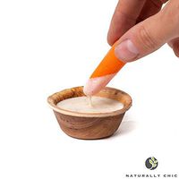 Naturally Chic Palm Leaf Compostable Dip Bowls - 2.5 Inch Round Biodegradable Disposable Dinnerware Set - Eco Friendly - Sauce, Dip, Sample Cups (2000 Pack)