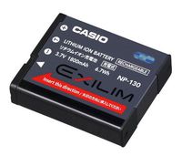 CASIO Digital Camera Litium Ion battery NP-130 for EX-ZR100/H30