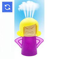 Kitchen Cleaning, MUMAX Angry Mama Microwave Cleaner Easily Cleans Microwave Oven Steam Cleaner Appliances for The Kitchen Refrigerator Cleaning (Purple)