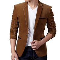 PromotionMen Casual Jacket, NEARTIME New Fashion Men's Autumn Corduroy Slim Coat Long Sleeve Blouse Suit Blazer Tops