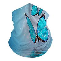 658 GHDJER Butterfly Shadow Multi-Function Face Mask Bandanas Microfiber Multifunctional Headwear Face Cover Magic Scarf Neck Gaiter for Cycling Camping Travel,Outdoor Activities Hiking Ski