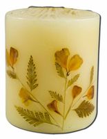 Auroshikha Flower Candles Amber