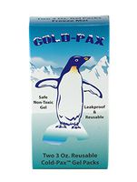 GMS Cold Pax Ice Pack Reusable 4 Pack - Extra Cold Ice Pack Replacements - 3 oz Multipurpose Gel Packs for Aches, Pains, Bruises, Sores, Coolers, Lunch Boxes, and Medical Purposes