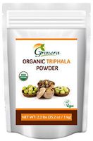 Grenera Organic Triphala Powder 2.2 lb (35.2 Ounce)-Made with Organic Amalaki, Organic Bibhitaki, Organic Haritaki Fruit - USDA Organic, Vegan, Kosher Certified