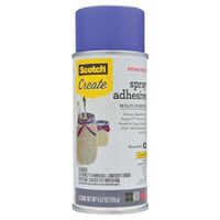 Spray Adhesive 4.3 oz Clear Scotch Clear