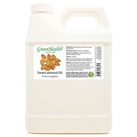 GreenHealth Sweet Almond – 32 fl oz (946 ml) Plastic Jug w/Cap – 100% Pure Carrier Oil