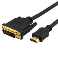 2 Unit Lot: 6" Ft HDMI M To DVI M Cable For HDTV PC Moitor LCD Supports HD 1080p