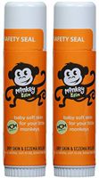 Monkey Balm All Natural Skin Care for Kids, Babies, and Adults | Helps Heal Eczema, Psoriasis, Dry and Cracked Skin, Bug Bites, Rashes, and Sunburns (0.6oz - 2 Sticks)