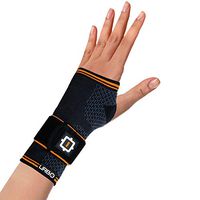 Urbo Wrist Compression Brace FDA & CE Approved with Ergonomic Support for Computer Use Problems Like Carpal Tunnel Syndrome, Mouse Wrist, Tendinosis & Other Repetitive Strain Injuries (Medium, Left)