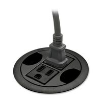 Wholesale CASE of 5 - Hon Power Grommet Hub-Power Hub Grommet, 3" Diameter, Black