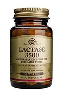 Solgar Lactase 3500 Chewable Wafers, 30 Count