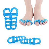 VIEEL Toe Separators, Gel Toe Separators and Toe Streightener for Relaxing Toes, Bunion Relief, Fighting Bunions, Hammer Toes, 2 Pair