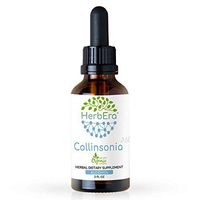 Collinsonia A60 Alcohol Herbal Extract Tincture, Wildcrafted Stoneroot (Collinsonia Canadensis) Dried Root (2 fl oz)