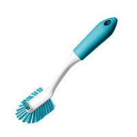 Everclean Radial Dish Brush, 11.5 x 3.25 x 2.8 Inches, Aqua/White (6690)