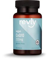 Amazon Brand - Revly Vegan CoQ10 200 mg - Normal Energy Production, Supports Cardiovascular Health - 2 Month Supply (60 Capsules)