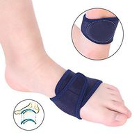 2 Pair Arch Support Compression Shock Absorber Pad Wraps for Flat Foot Correction, Fallen Arches and Relieve Spurs Pain