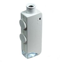 Mini 160X - 200X Zoom Lighted Microscope Jewelers Loupe Magnifying Glass