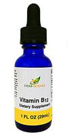 Liquid Vitamin B12 Cobalamin Liquid, Alcohol-Free VIT B-12 Supplement Support Nerve Cells and Tissue, Maintain Heart Health, Boost Energy Levels and Promotes Healthy Skin - Herb-Science