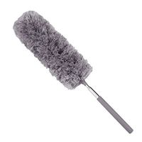Adjustable Stretch Extend Microfiber Feather Duster Household Dusting Brush Cleaning Tools Brush Gray