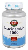 Kal 1000 Mg Niacinamide Tablets, 90 Count