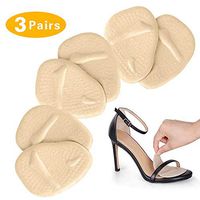 Metatarsal Pads for Women, (3 Pairs) Ball of Foot Cushions, High Heel Cushion Inserts for Morton's Neuroma/Metatarsal Foot Pain Relief