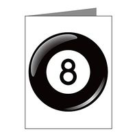 Note Card 8 Ball Pool Billiards