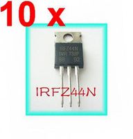 SUNKEE 10pcs IRFZ44N IRFZ44 Power MOSFET 49A 55V TO-220