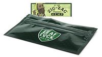 Zig Zag Organic 1 1/4 Rolling Papers (1 Pack) with Smell Proof Pouch