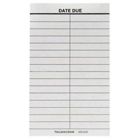 Date Due Slips - 2 Columns - 5"H x 3W" - Gummed Strip - 500pk