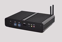IDEARACE 4K Mini PC, Intel i7 CPU, 16GB RAM, 512GB SSD, Fanless, 2xLAN, 2xHDMI, 1xSPDIF, 300M Wi-Fi, Metal Case, Windows 10 Pro