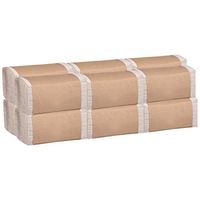 Marcal Pro Single Fold Paper Towels, 100% Recycled Naturally Colored Towels Come 334 Per Pack and 12 Packs Per Case for 4008 Total Green Seal Certified Paper Towels P600N