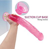 14inch Super Long Pink Crystal Lifelike Massaging Tool for Couples Sexy, Lesbian Toy Kindle SEXJIANKANG