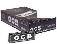 25 OCB Premium 1 1/4 Cigarette Rolling Papers Packs (50 Rolling Papers Per Pack) + Limited Beamer Smoke Sticker. Comes in OCB Display Case. Used with Legal Smoking Herbs, Rolling Tobacco, Herbal Mixes
