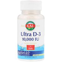 KAL 10000 Iu Ultra D-3 Tablets, 90 Count
