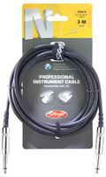 Stagg NGC6 N-Series Phone Plug to Phone Plug Straight Instrument Cable - 20ft.