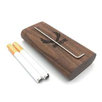 Smell Proof Wood Storage Box with Metal Tool for Everyday Carry