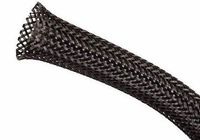 3/4" Black No-Fray Mesh Sleeving - (25 ft. spool)