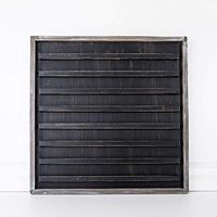 24" X 24" X 1.5" Wood Framed Sign (Letterboard), Black – 15266