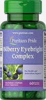 Puritan's Pride Bilberry Eyebright Complex with Zinc-60 Capsules