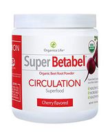Organica Life Super Betabel Circulation Superfood For healthy Blood Pressure | Beet Powder Nitric Oxide Boosting Supplement - 7.05 Oz, Black Cherry Flavor