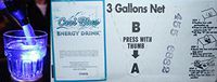Cool Blue Energy Drink 3 Gallon Bag in Box