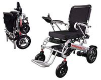 Rubicon Extreme Sport Portable Motorized Electric Power Wheelchair Foldable Lightweight Dual Motor Aviation Travel Long Range (Seat Width 19")