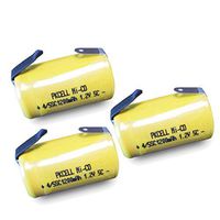 3pc 4/5 SC Sub C 1.2V 1200mAh Ni-CD Rechargeable Battery W/Tab for Power Tool