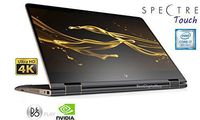 HP 2018 Spectre Touch 15t x360 Gaming Convertible Ultrabook 8th Gen Intel i7 Quad Core up to 4GHz 8GB 256GB SSD 15.6in 4K B&O Nvidia 2GB (Renewed)