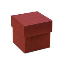 Burgundy Favor Boxes 3" X 3" X 3" | Quantity: 25