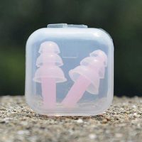 Jenny.Ben 4 Pairs of Spiral Portable Silicone earplugs Anti Noise earplugs for Noise Reduction During Sleep PK